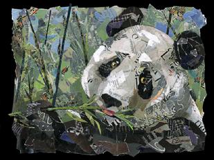 panda collage