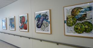 Our Farmers' Treasures by Eileen Downes installed at Kaiser Permanente Hospital Vallejo CA